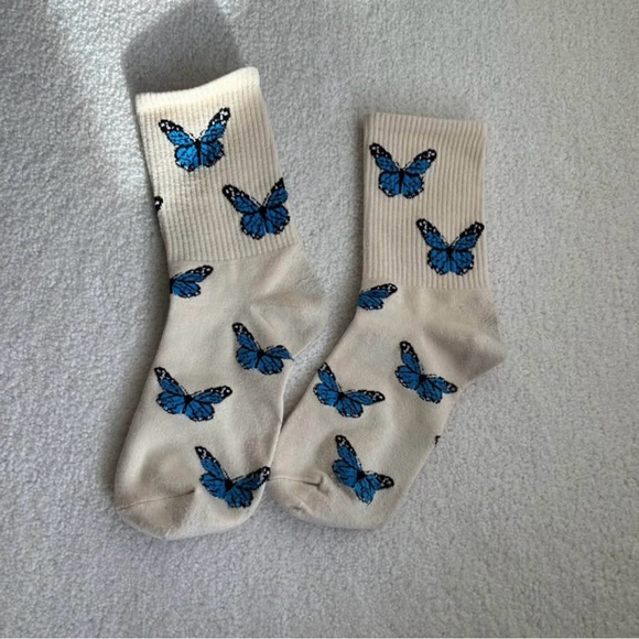 Other - Butterfly Print Socks